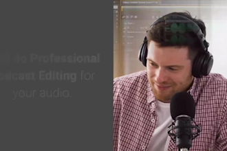 do audio editing, noise reduction, remove filler words