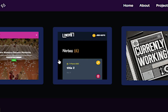 create a modern personal portfolio website for students and professionals