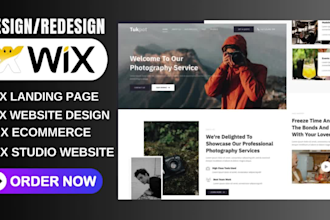 do wix website design wix landing page redesign wix ecommece wix studio website