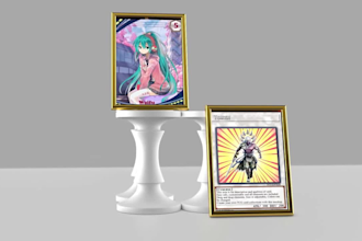 design board and card game full box,tarot, frame card design, card template, tcg