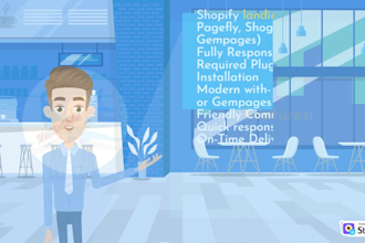 create shopify website or landing page with pagefly, shogun, gempages, zipify