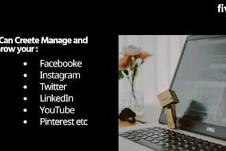 be your manager of social media marketing
