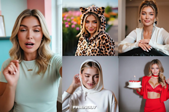 create a realistic ai influencer with photos and videos