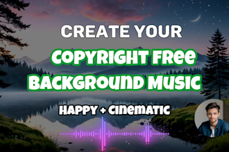 create unique royalty free ai background music