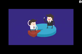 create 2d  animated christmas video