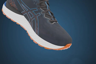create 3d shoe design, 3d shoe animation, 3d sneaker design, 3d footwear design