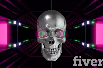 create custom dj visual edit and vj visual loops video