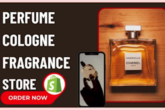 design perfume fragrance shopify store beauty cosmetics shop perfume website