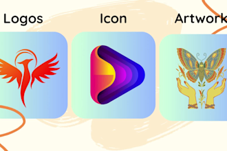 redraw and vectorize your artwork into high resolution