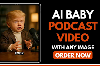 do ai baby podcast, ai influencer ai podcast video ai short film ai tiktok reels