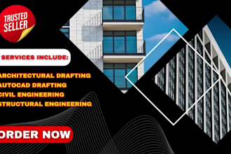 do civil and structural engineering design, architectural autocad drafting