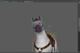 quadruped 3d rig,auto rig pro,biped character for wonder dynamic,animate,ue5 rig