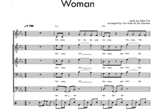 arrange a choir or acapella sheet music for you