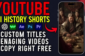 create trending ai history shorts for youtube and tiktok