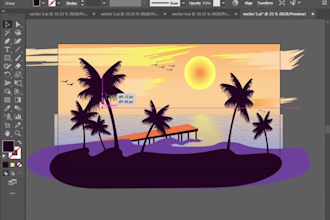 do vector landscape illustration
