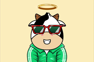 create nft character in cartoon or doodle style
