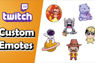 create and animate custom emotes and sub badges