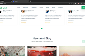 build professional job board or recruitment website like indeed