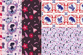 make a seamless pattern design for you