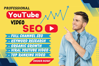 boost your youtube channel with powerful SEO and video optimization