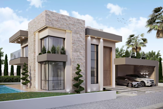create stunning 3d exterior renders first view free