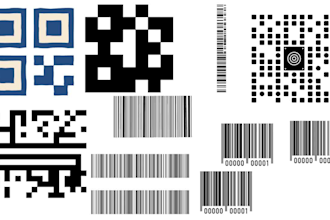 create qr code, barcode, label, tags, stickers in just 1 hour