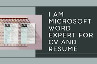 expert CV maker and creative cv or resume designer