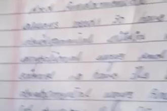 do hand writing with less amount