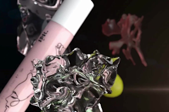 create 3d animation for perfume, skincare, 3d mock up, 3d rendering
