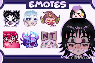 make custom frame animated twitch emotes for you