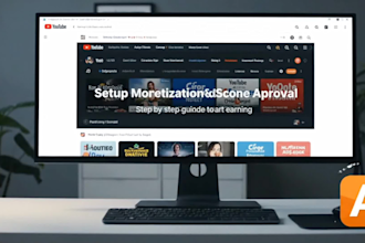 setup organic youtube monetization and adsense