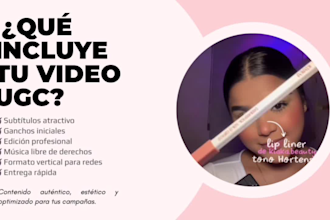 un video natural mostrando tu producto o marca para redes sociales