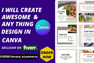 create banner, poster ,flyer, insta, fb post,  logo design