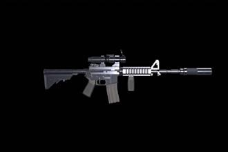create a highly detailed 3d gun model for your project