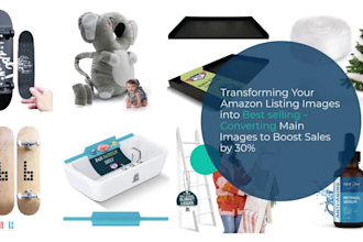design amazon product infographic or amazon product listing images