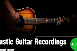 create mesmerising acoustic guitars for your project