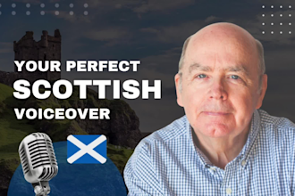be your perfect scottish male voiceover
