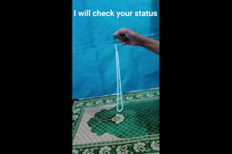 check your status for any evil spells, black magic, jinnat or curses on you