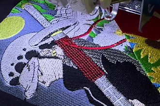 do embroidery your logo with in 1 hour