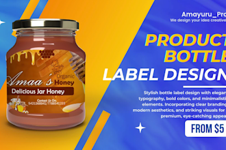 do product label and pouch packaging design