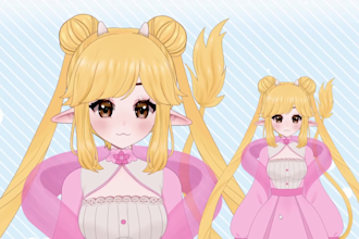 character 2d vtuber rigging