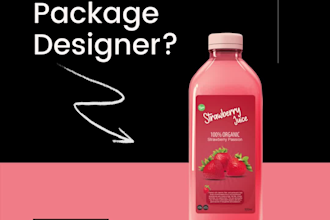 design a creative unique juice label