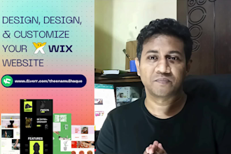 build wix template, wix ecommerce, wix SEO using wix builder by best wix pricing