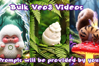 generate bulk veo text or image to videos