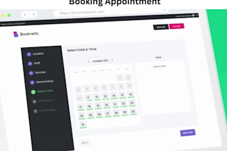 create website with appointment booking
