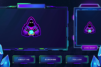 design twitch overlay stream overlay animated overlay twitch logo twitch emotes