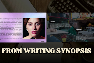 design pitch decks for your films, webseries, TV ads