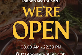 design food menu, flyer, poster and facebook ads