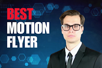 create animated flyers, motion flyers, banners, posters, and graphics