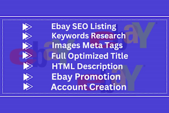 do ebay product listing optimization, ebay lister, ebay SEO